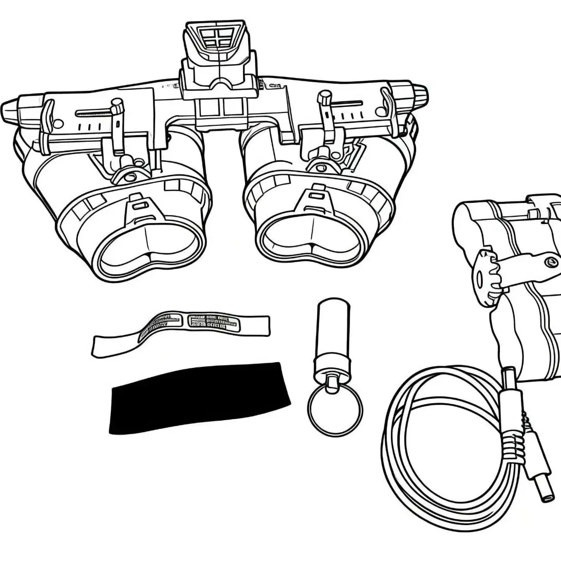 gpnvg18-quad-ocular-nvg-model-with-l4g24-helmet-mounted-flip-adapter-training-non-functional-green-light-version