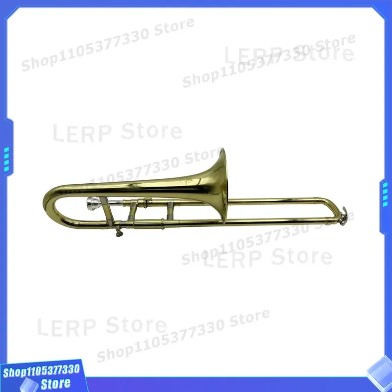 Gold Lacquered Brass BB Trombone Trumpet for Children Kids Musical Instrument JYCTR03 OEM Service Available High Quality Kids