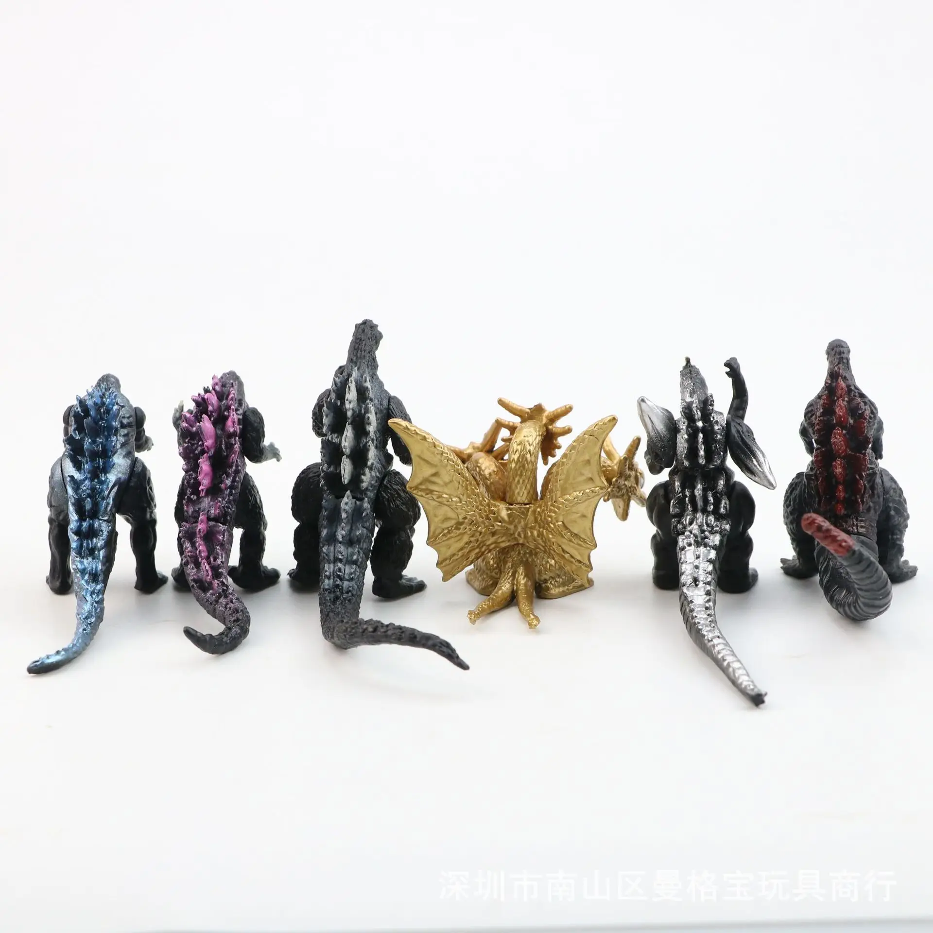 6Pcs/Set Godzilla Action Figure PVC Dolls Collection Dinosaur Model Figure Desktop decoration Gifts Toy