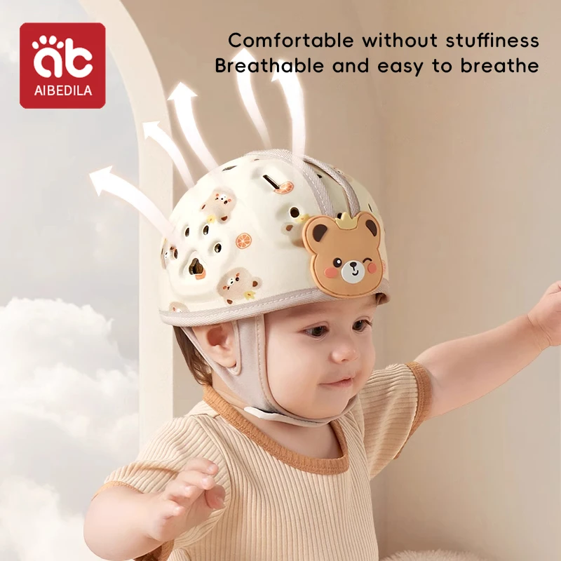 AIBEDILA Anti-Fall Baby Hat Safety Pillows for Head Protection Infant Helmet Learn To Walk Toddler Kids Play Cycling Hats