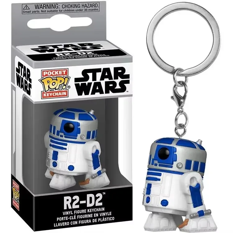 FUNKO POP Star Wars R2-D2 Llaveros Llaveros Pop Llavero Juguetes