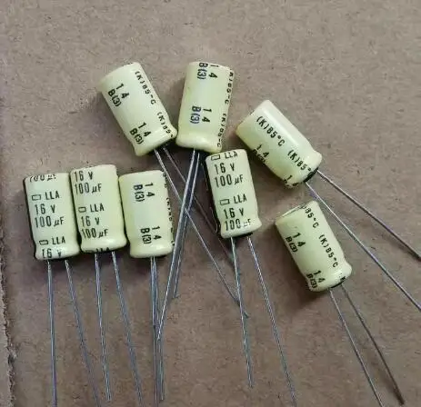 

30pcs/lot Original Japanese NIPPON 16V 100UF 6X11 yellow robe LLA low leakage audio electrolytic capacitor free shipping