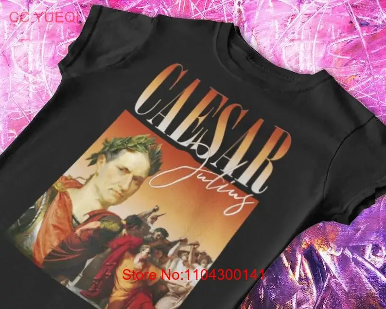 Julius Caesar T Shirt Y2K Romans Italian History Roman Empire Giulio Cesare Ancient Rome gladiator Hip Hop