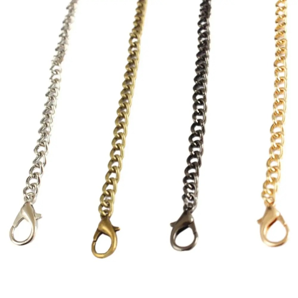 Women 5.5mm Bag Chains Thin Metal Alloy Shoulder Bag Straps Handbag Handle Chain Bag Accessories