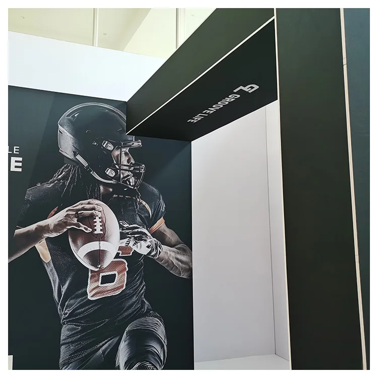 China perfil de alumínio seg pop-up portátil flexível dobrável display 3m cabine de tecido exposição comércio arco pano de fundo suporte