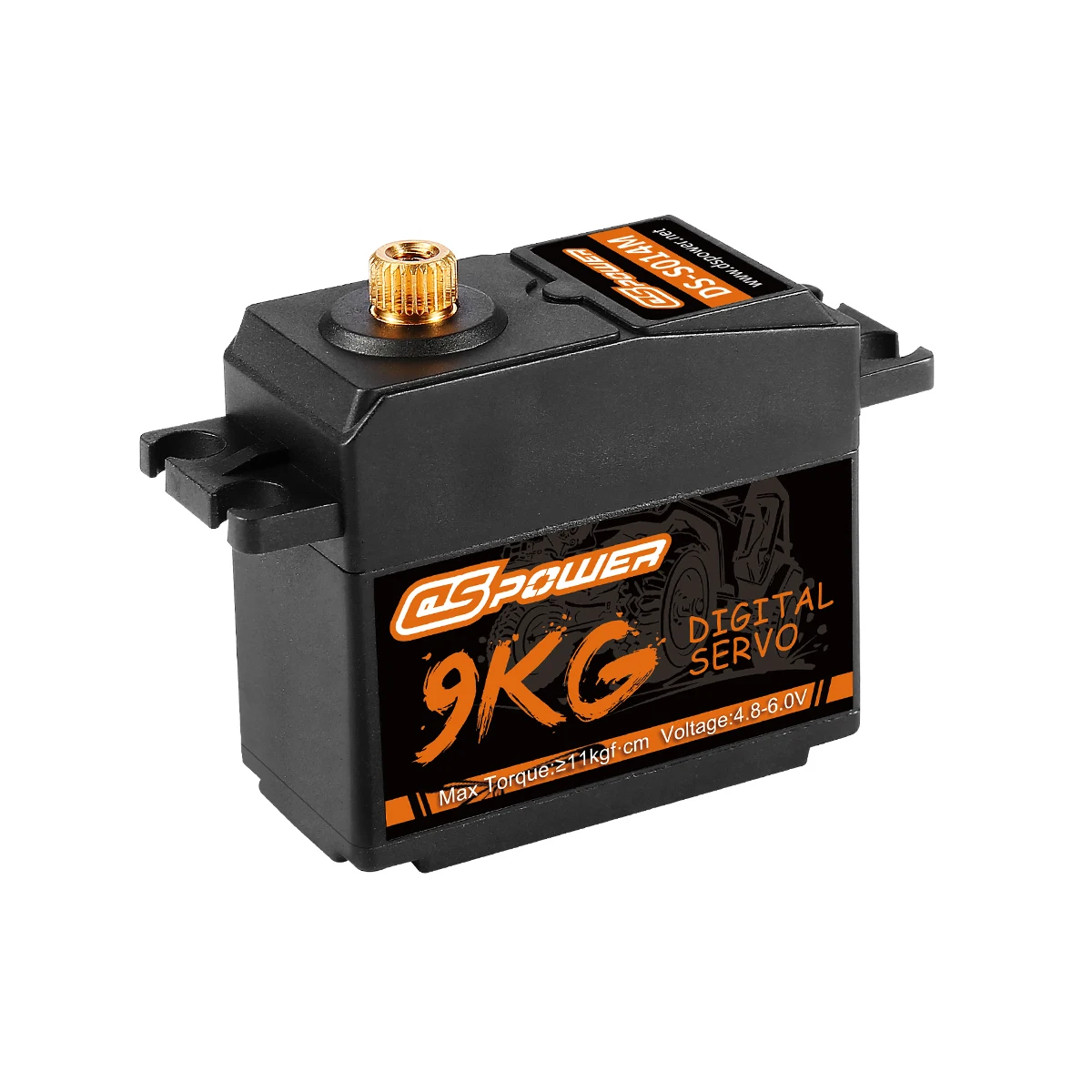 DSpower 9KG Digital Servo Metal Gear Waterproof Servos for 1/8 1/10 Wltoys 104001 TRX4 SCX10 yk4102 mn99s mn86 12428 RC Car