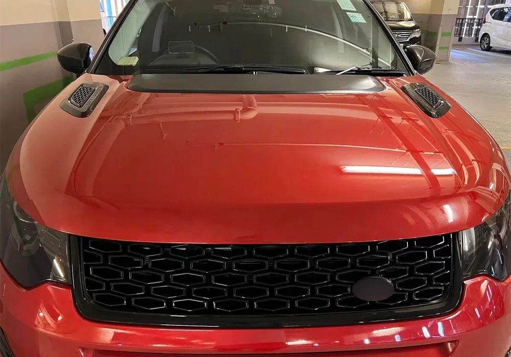 شبكة علوية من المصد الأمامي لسيارة لاند روفر ديسكفري الرياضية L550 ديسيبل واط/شعار ، طقم هيكل السيارة