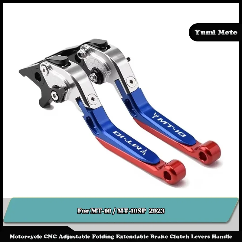 

Motorcycle Folding Adjustable Brake Clutch Levers Handlebar For YAMAHA MT10 MT10SP MT-10 / MT-10SP 2023