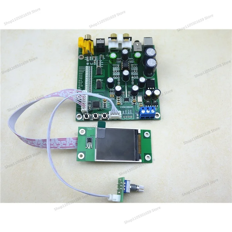 For ES9038 Q2M DAC Board IIS Dsd Coaxial Input 384k Dop128