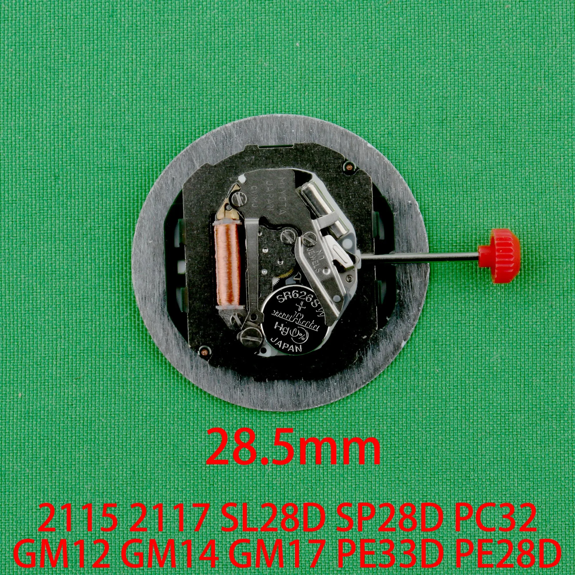 2115 dial 28mm 28.5mm dial 2115 movement dial 2117 SL28D dial SP28D dial PC32 dial GM12 GM14 GM17 PE28D dial 10 1/2''' movement