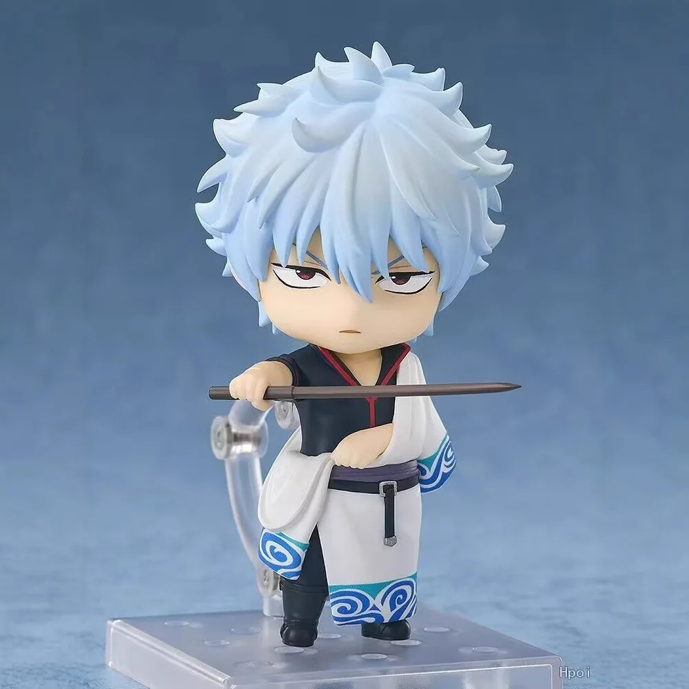 

10cm Gintama Sakata Gintoki 2420# 2420 Action figure toys collection doll Christmas gift with box