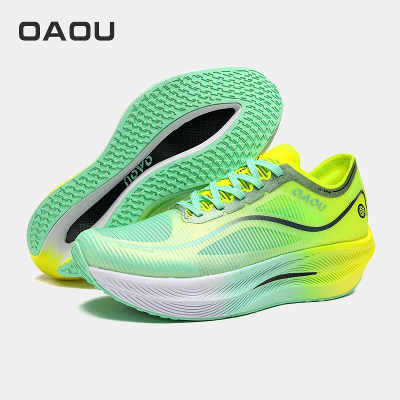 

OAUO Nylon Carbon Plate Professional Marathon Running Shoes Anti slip and Wear resistant Fitness Running Shoes for Men and Women