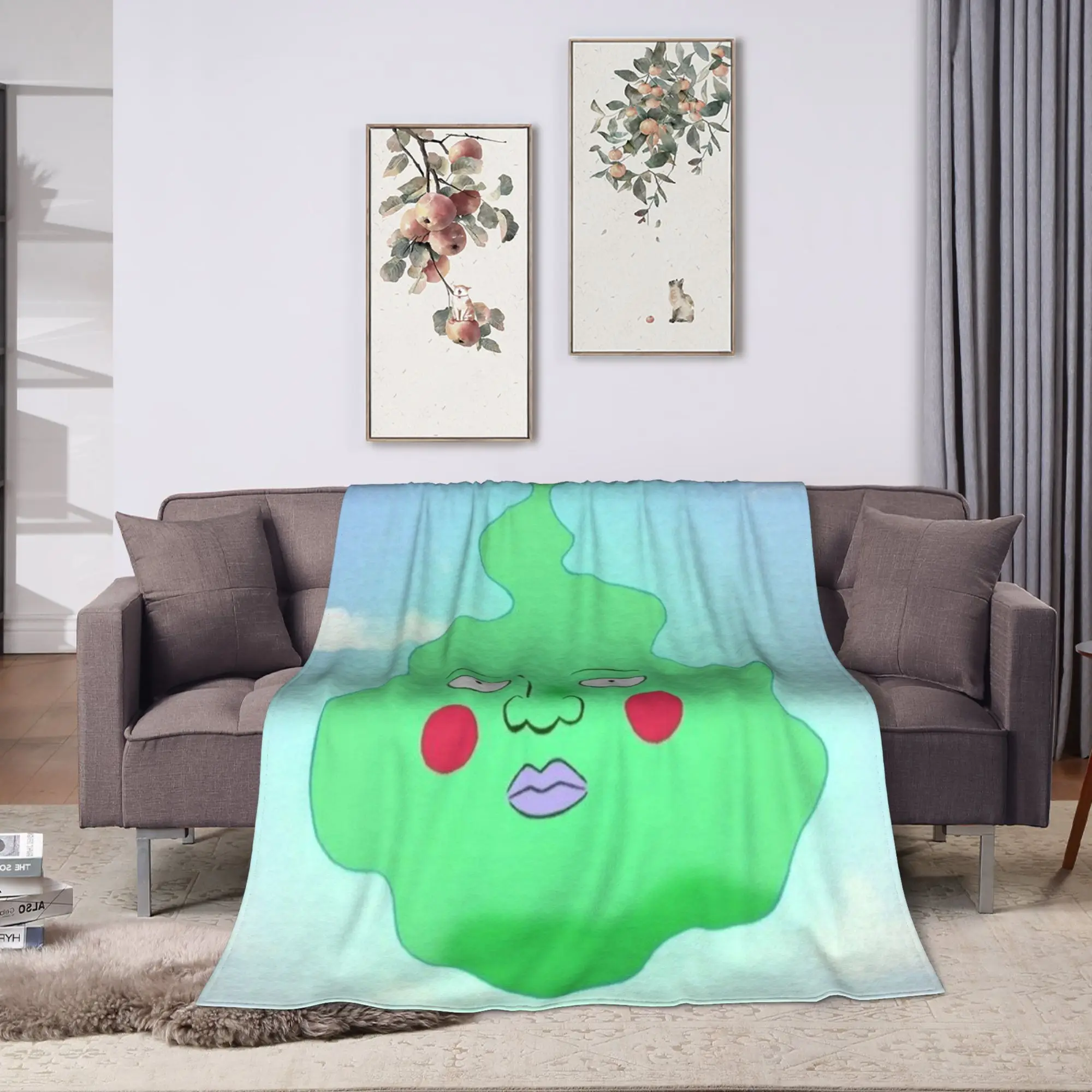 M-Mob Psycho 100 Blanket Quality Super Soft  Throw Blanket Spring Child Home Decor Novelty Bedspread