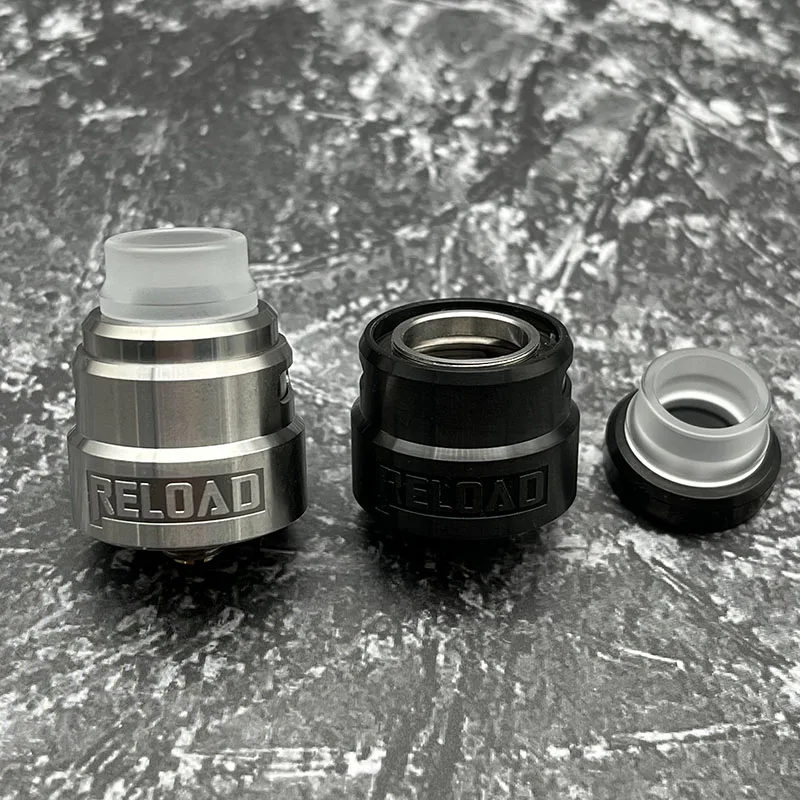 Reload S RDA Atomizer 316ss vape rda Rebuildable Single Coil 24mm rda Tank With Squonk BF PIN