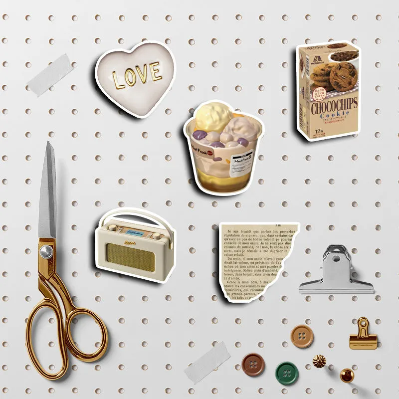 60 عبوة من ملصقات توست الزبدة الكرتونية - شارات رائعة يمكنك صنعها بنفسك لأجهزة iPad وحافظة الهاتف وديكور مجلة مقاوم للماء (متجر Anime Worlds)