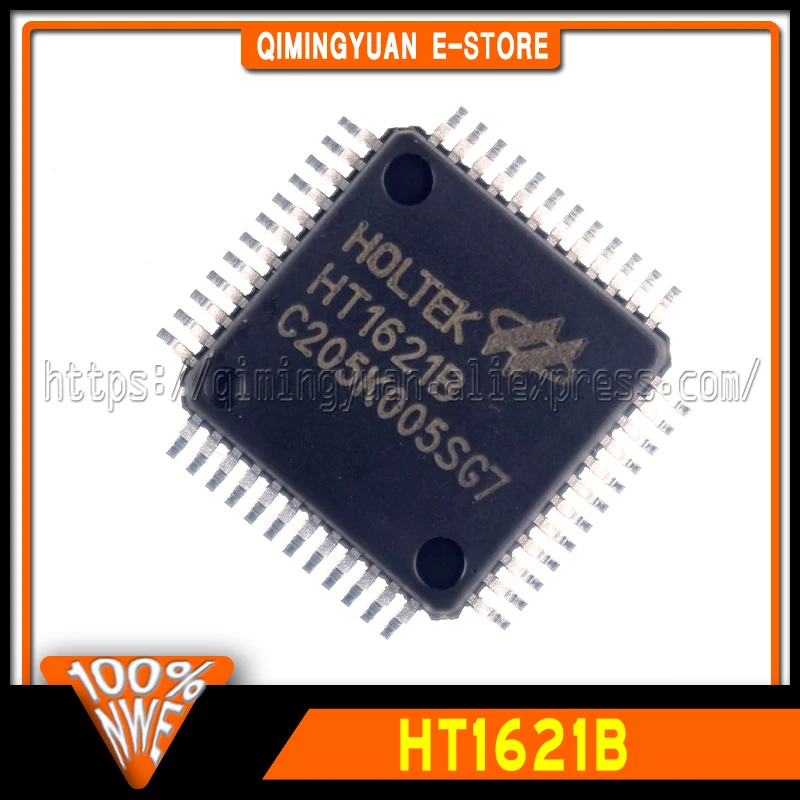 1~20PCS/LOT HT1621B LQFP-48 HT1621 LQFP48 RAM Mapped 32*4 32x4 LCD Controller Chip I/O MCU IC New Original