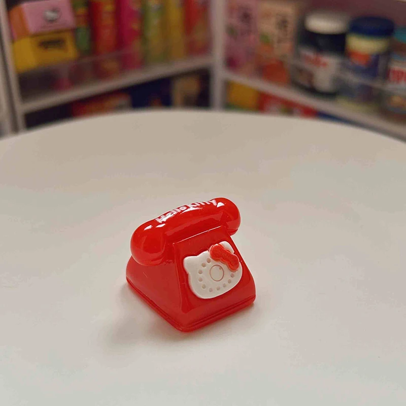 Poppenhuis Gesimuleerde Miniatuur Cartoon Telefoons Meubelaccessoires Voor Poppenhuis Decor Kinderen Fantasiespel Speelgoed