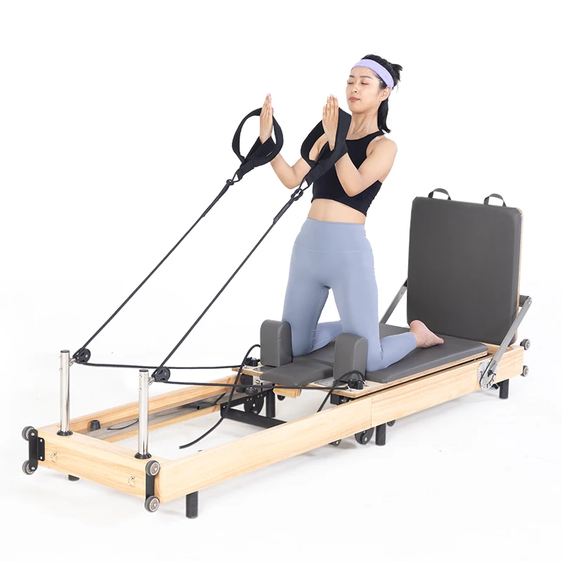 Fitness Studio Equipment Balance Body Yoga Practice 5 Sets Wood Ash Pilates Reformer