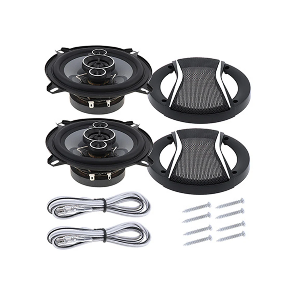 Pair 5 Inch Car Coaxial Speaker 450W 2 Way Automobile Door Audio Music Stereo 12V Universal Full Range Frequency HIFI Speaker