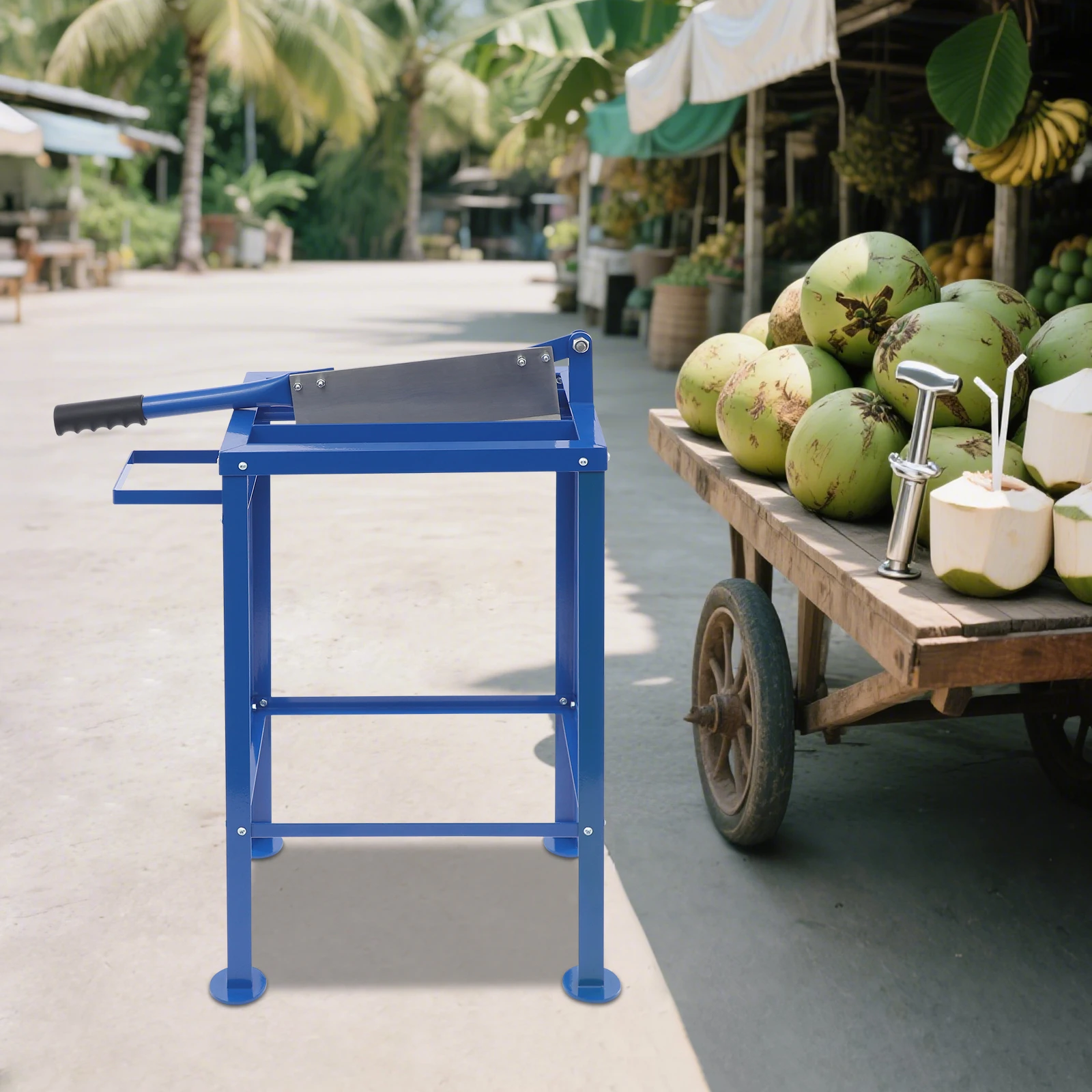 

Инструмент для резки кокосов, железный резак для кокосов, ручной резак для кокосов 70*33*81 см, используемый в доме, ресторанах, магазинах, супермаркетах