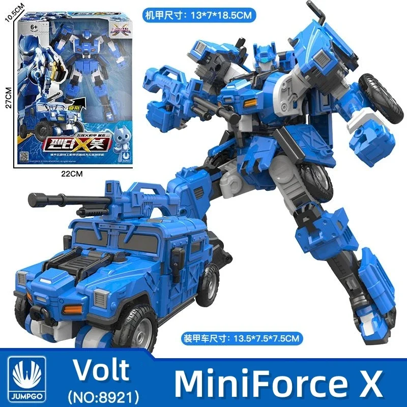 Volt Mini Force Transformation Robot Car MiniForce X Ultimate Toy Korea Cartoon Anime Deformation Airplane Toys Gifts - Image 2