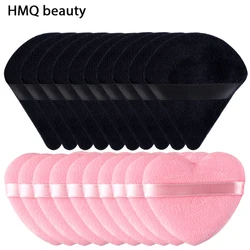10/20Pcs Triangle Velvet Powder Puff Makeup Sponges Blender Foundation Cosmetic loving Sponges Make Up Tool For Woman New