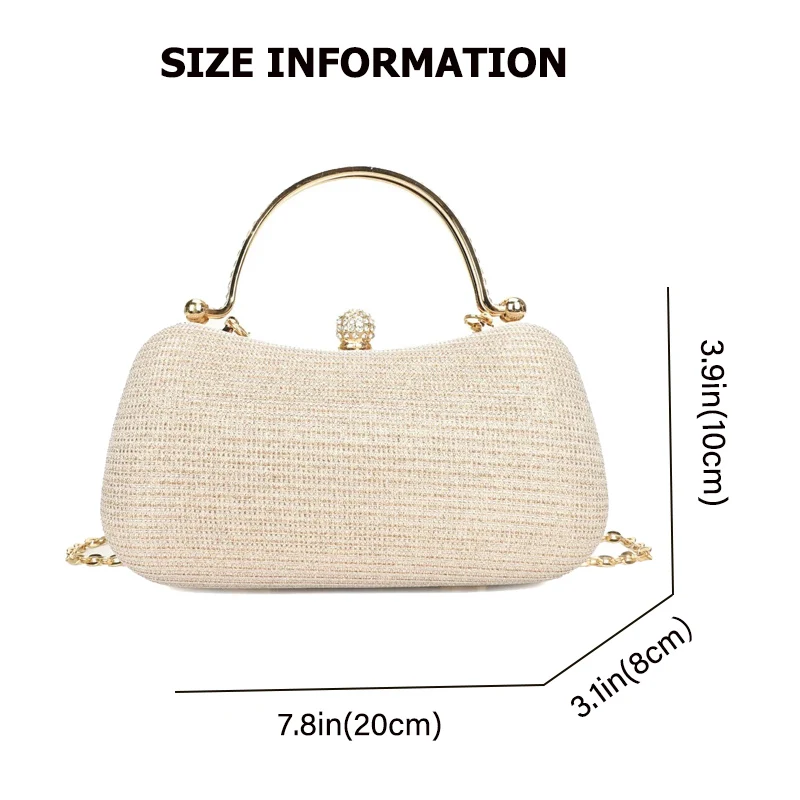 Cute Small PVC Shoulder Crossbody Bags for Women 2024 Trend Hit Luxury Party Evening Handbags and Purses Female Travel Clutch