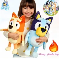 HOT SALE 15-25cm Bluey Dog Bingo Family Plush Toy Cartoon Dog Soft Stuffed Animals Dolls Christmas Gifts Family Blue-Y Bingo!