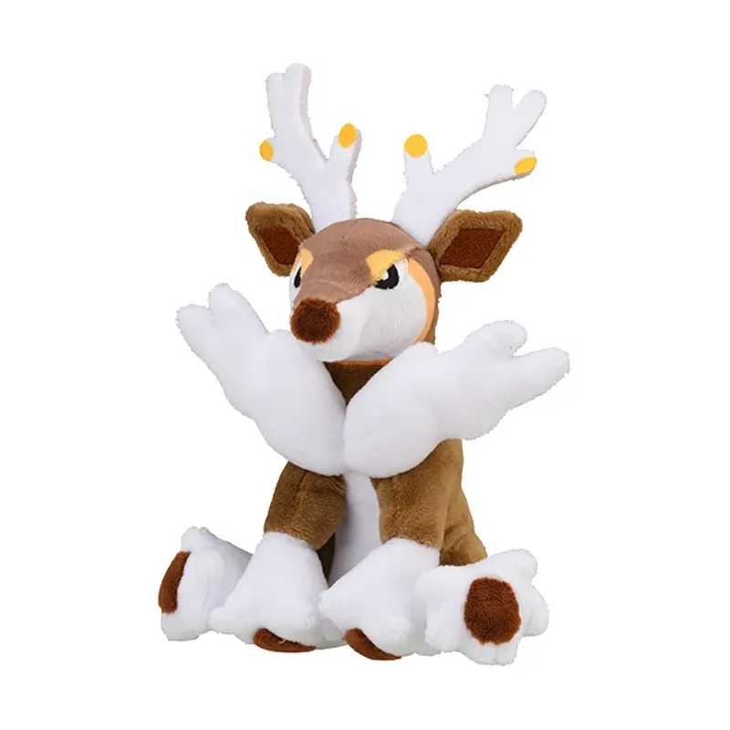 Hi-Q Original Anime Games Pokemon Fit Winter Sawsbuck Soft Plush Toy Doll Gift For Child