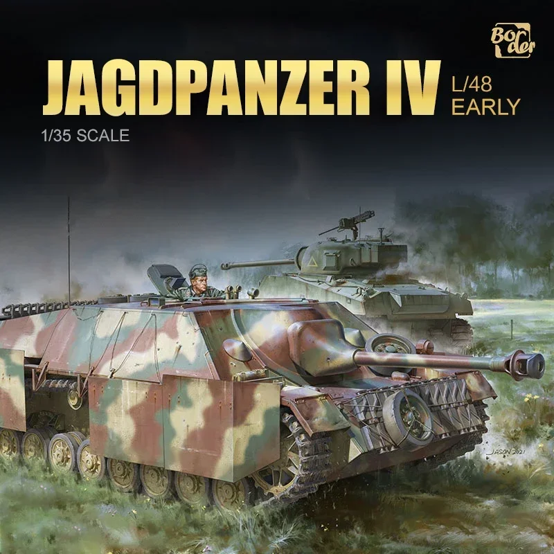 Border Assembly Tank BT-016 German JAGDPANZER IV L/48 [Early] Assembly Model Kit