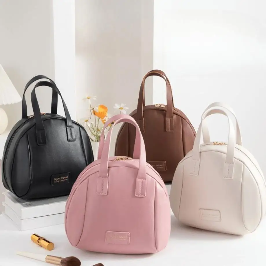 

1 шт оболочка макияж сумка высокой красоты инс большой емкости макияж сумка путешествия женская удобная туалетная сумка