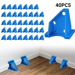 40Pcs Flooring Spacers 2 In 1 Laminate Flooring Spacers Gaps Installation Spacers For Vinyl Plank LVP Wood Bamboo Tile Flooring