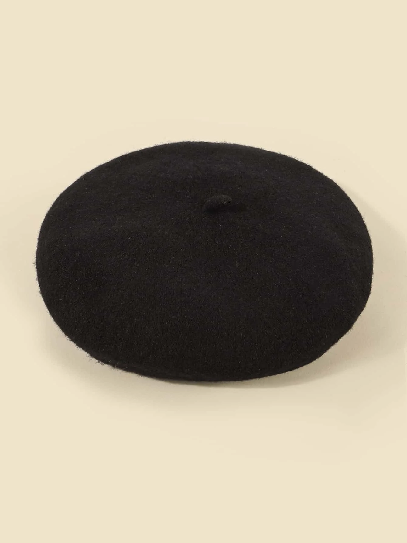 1pc Women/Men Solid Color Beret Hat, Fashionable Accessory For Dresses, Vintage Artist Cap, Unisex, Autumn/Winter