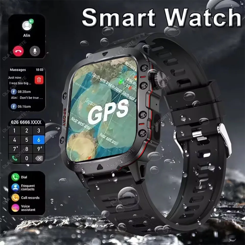 

2025 Новые светодиодные мужские умные часы с Bluetooth, говорящие умные часы, мультиспортивный режим, монитор здоровья, спортивные умные часы на открытом воздухе для Android