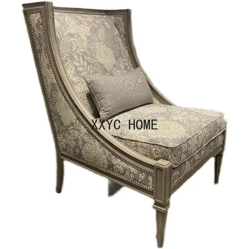 

Одиночный диван Nordic Light, роскошное кресло со спинкой, кресло для отдыха на балконе