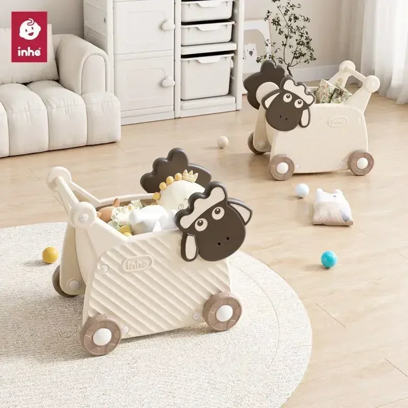 

Bobo Sheep Stroller Snack Storage Cart Children's Toys Storage Rack Storage Box Large Capacity Baby Shelf