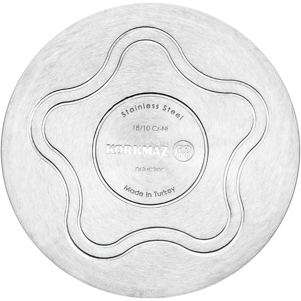 

Nora 2 Piece 2 Liter Stainless Steel Casserole with Lid in Silver
