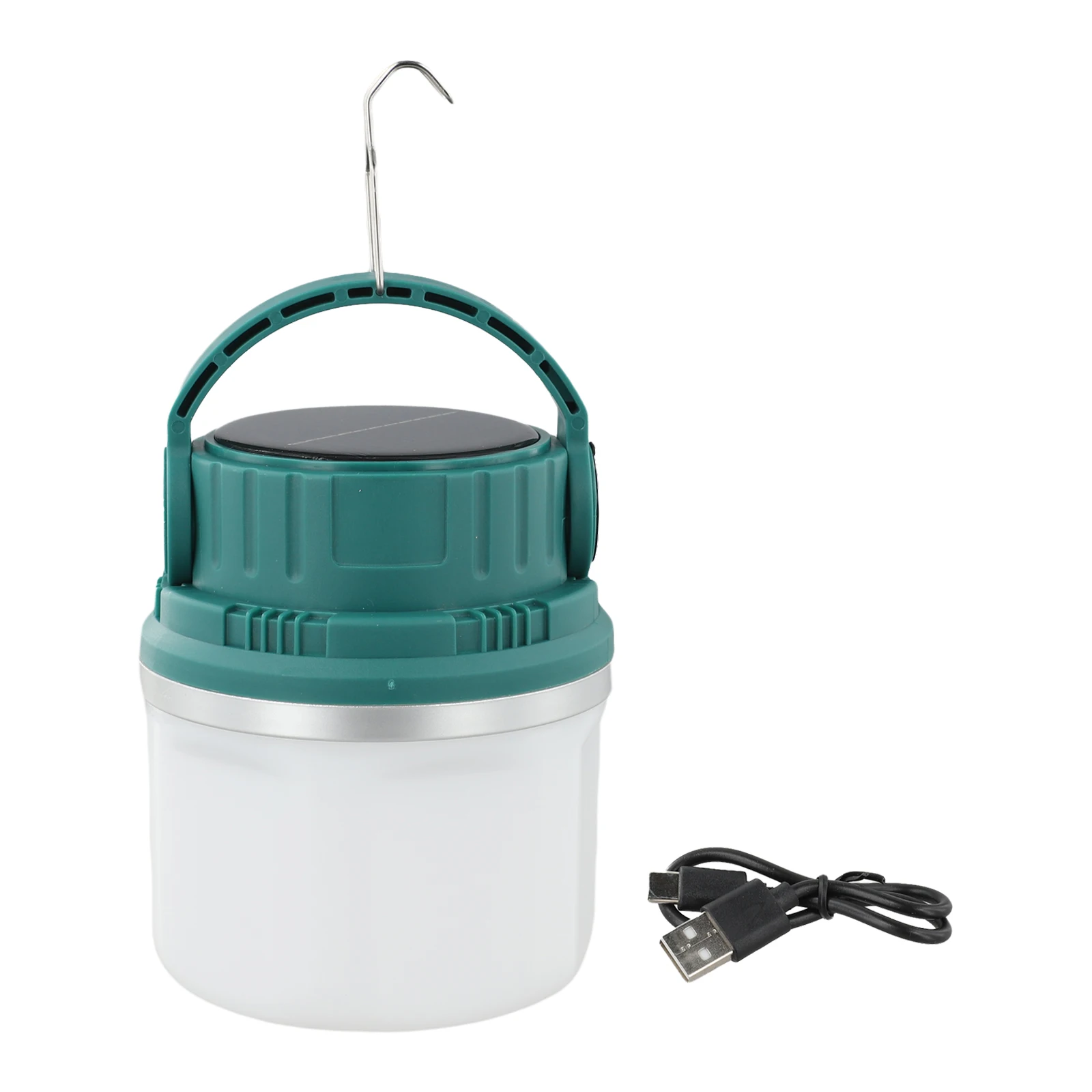 Brightness Adjustable Torch Camping Light LED Solar Lantern Brightness Control Compact Design Lightweight Lamp