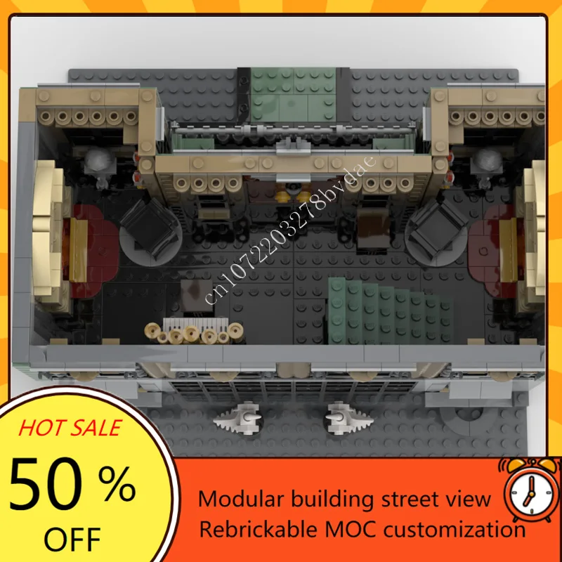 3041PCS Modular Malfoy Manor Modular MOC Creative street view Model Building Blocks Architecture DIY Education Model Toys Gifts