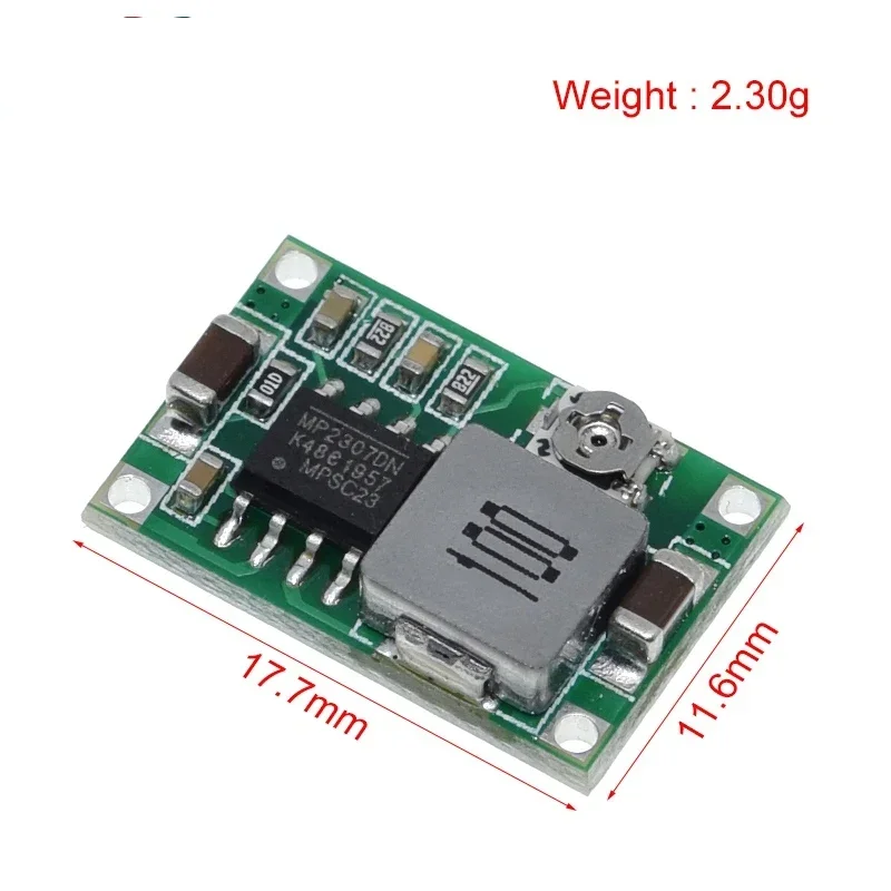 2/5/10PCS Mini360 DC-DC HM Buck Converter Step Down Power Supply Module 4.75-23V to 1-17V 340KHz Mini-360 Ultra-small