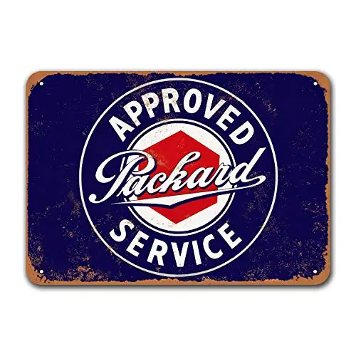 Game Room Dorm Home Approved Packard Service Grage Man Cave Sgins Pub Wall Decor Coffee Club Restaurant Vintage Car Tin Signs M