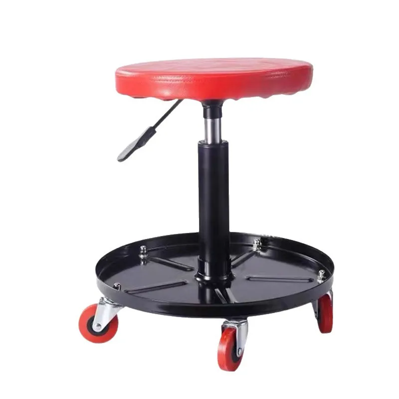 

Lying Board Low Profile Heavy Duty Mechanic Creeper Car Repair Rolling Board Adjustable Headrest Steel Frame Foldable 6 Wheels