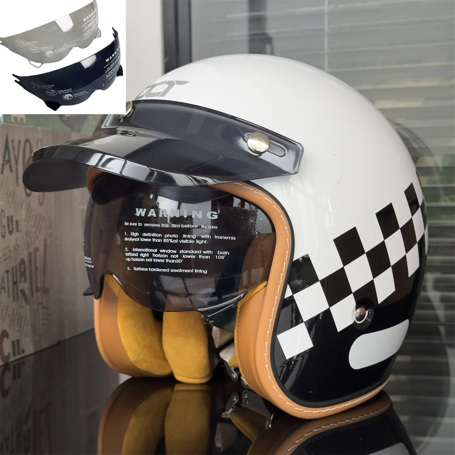 MT-5 Retro Motorcycle Helmet 3/4 Helmet For Men and Women Cycling Popular Electric Scooter Commuting Helmet