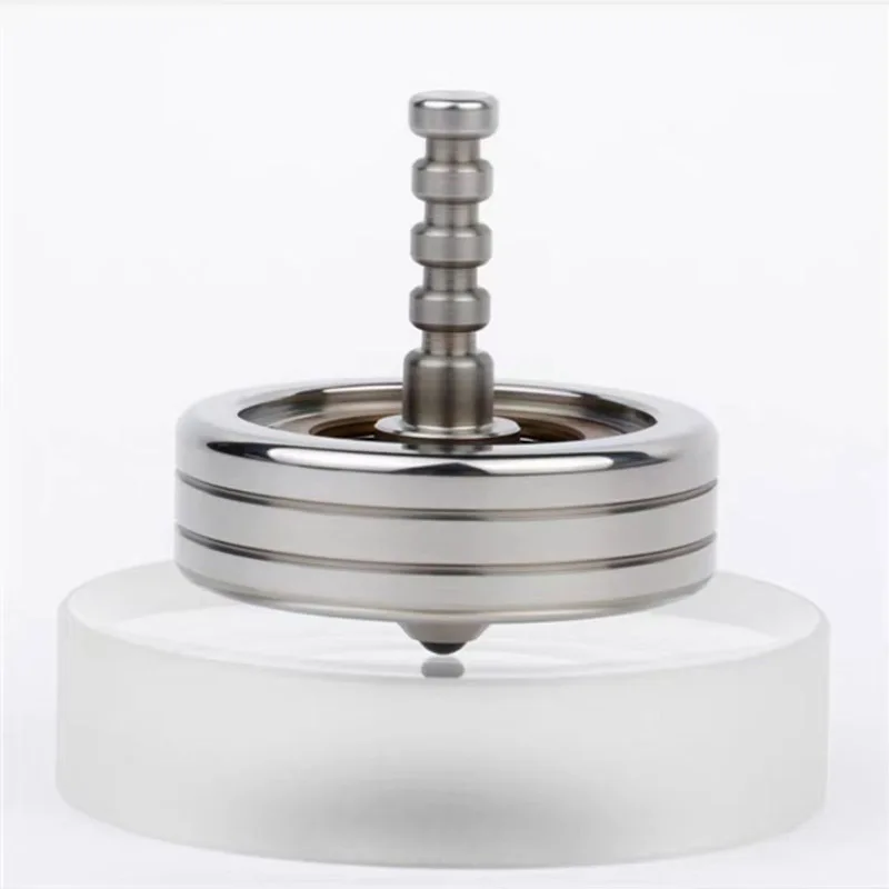 2 In 1 Gyroscope Spinner Stainless Steel Anti Stress Metal Spinning Top Anxiety Fidget Toys Adults Kids Juguetes Antiestrés