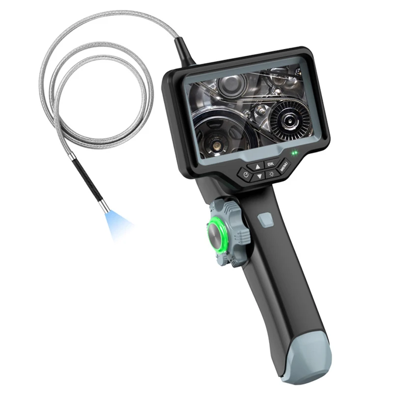 two way 180 degree steering Industrial Videoscope Borescope pipe inspection camera endoscope