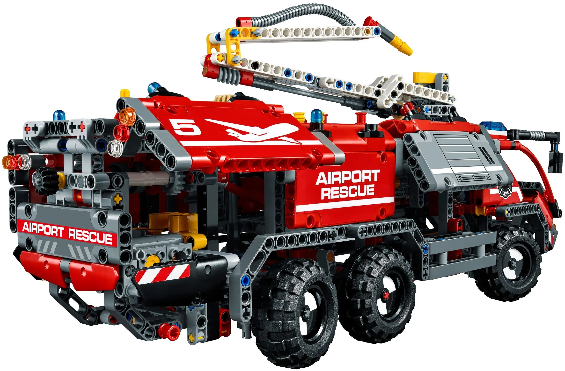 Kompatibel mit 20055 1180 Stück technische Bausteine AIRPORT RESCUE FAHRZEUG Modell Ziegel Auto Geschenk Spielzeug 42068