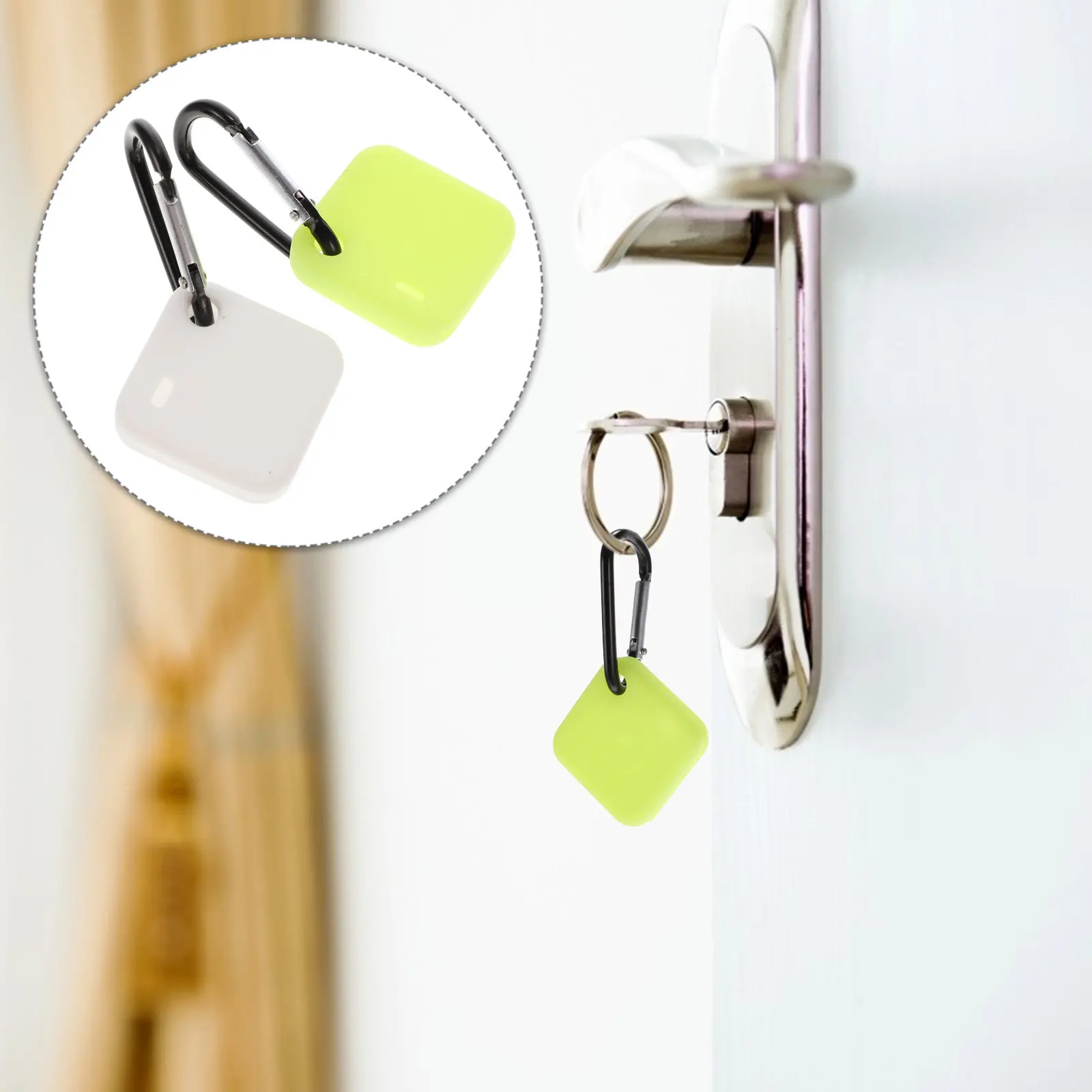 

Защитный силиконовый чехол для трекера, 2 шт., гибкий, ударопрочный, с креплением-крючком для Tile Mate Pro