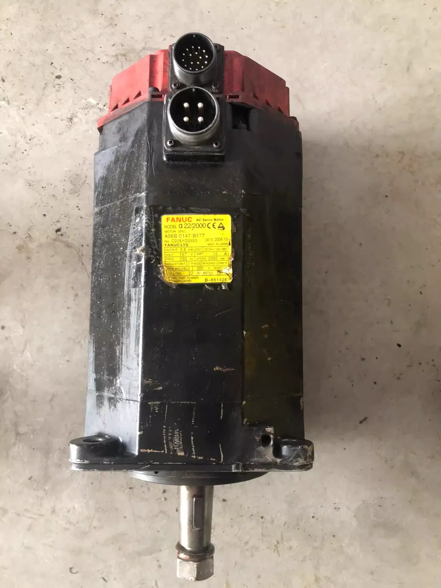 

Fanuc Servo Motor A06B-0147-B577 Fanuc CNC Control Tested Ok A06B 0147 B577