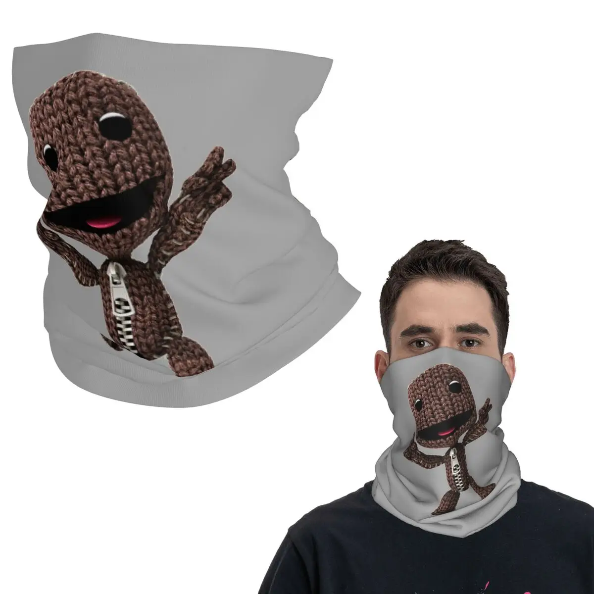 

LBP Sackboy бандана на шею шарф с принтом для лица многофункциональный велосипедный шарф пеший туризм рыбалка унисекс для взрослых