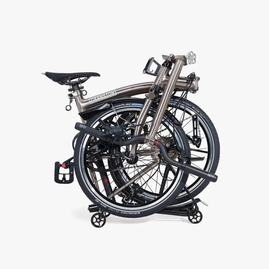 CRANSTON S20 marco de aleación de aluminio pistola gris Y/S manillar 9 velocidades 20 pulgadas Retro viajero ligero Triple bicicleta plegable
